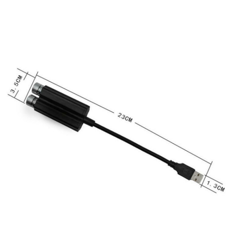 Double head star USB atmosphere light car interior light laser atmosphere light star light indoor outdoor projector car