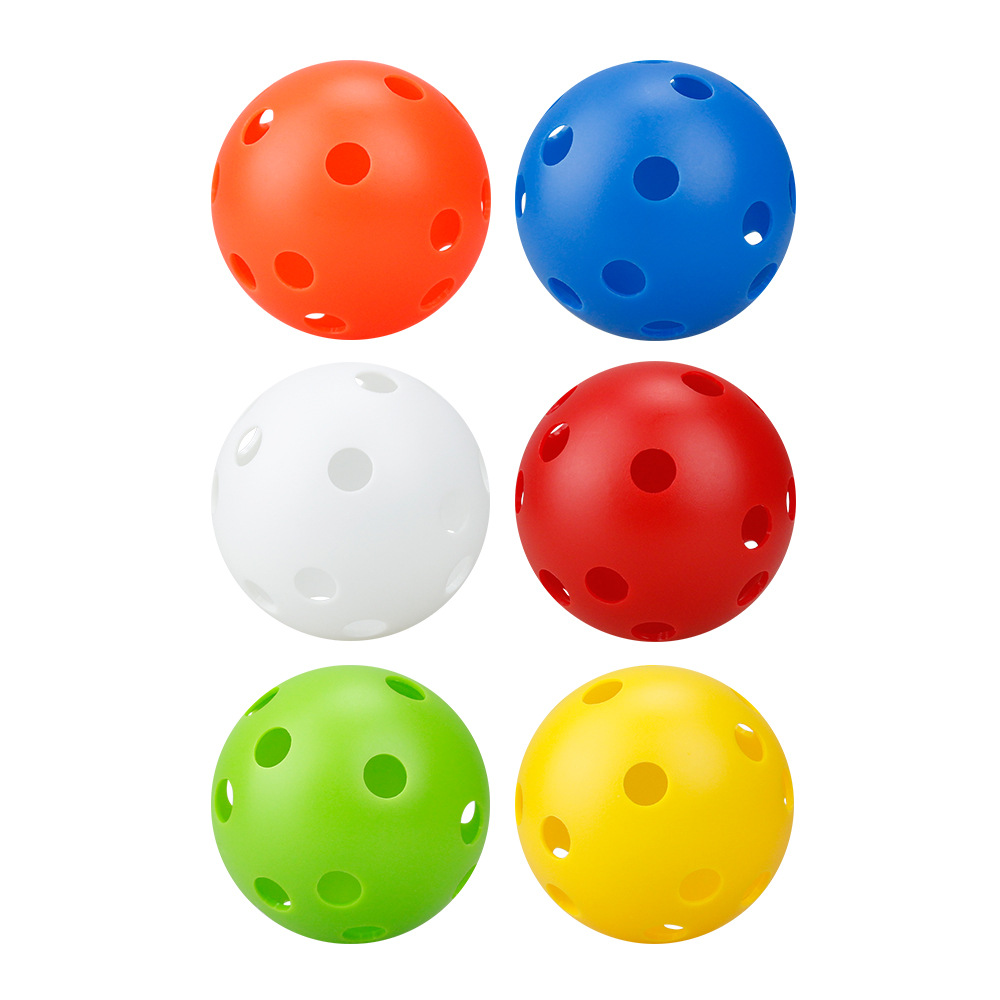 72mm Microsoft 26 hole indoor pick ball PE injection floor ball practice ball children's toy