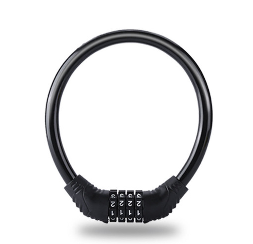 Mountain bike lock anti-theft portable electric battery motorcycle password lock fixed bicycle ring lock
