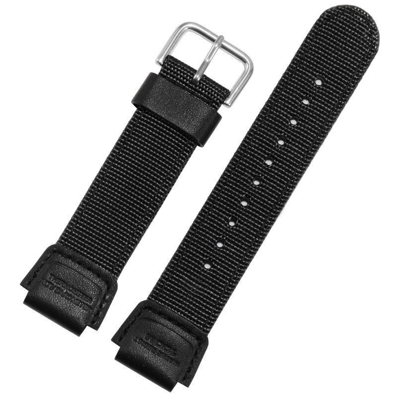 Adapt G SHOCK AE-1200WH/SGW-300/AQ-S810W boss 18mm nylon canvas strap