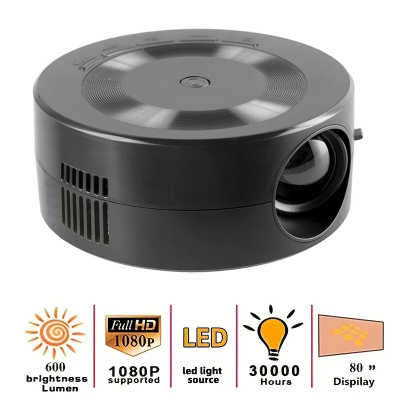 Portable Projector home theater 1080p Android smart HD 4K home wireless projector cross-border version