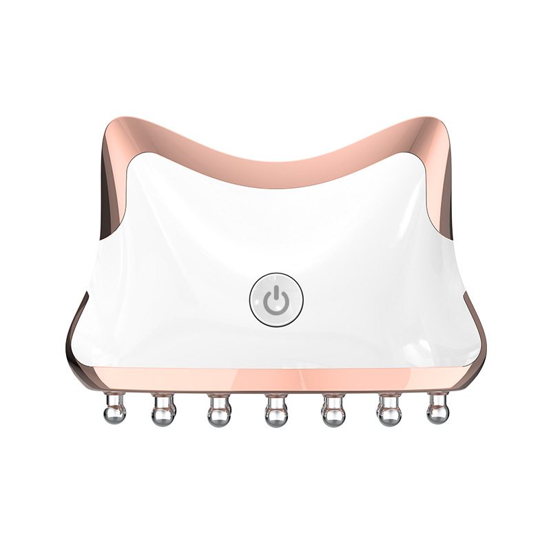 EMS Meridian body neck massager household face electric scraping apparatus head and leg dredging Meridian brush
