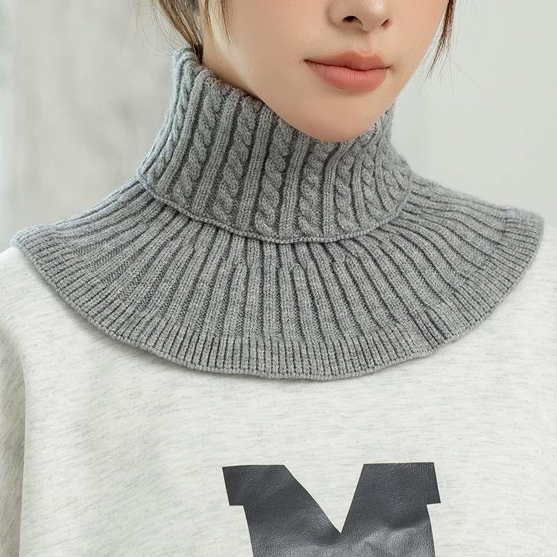 Scarf women's winter cervical collar Korean style versatile warm fashion fake collar new scarf pullover round neck