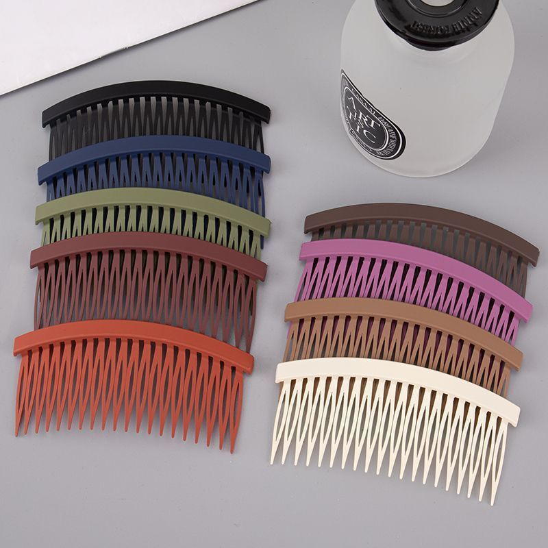 Front forehead fixed bangs hair clip broken hair artifact back head comb hair accessories fashion frosted large comb women Wholesale