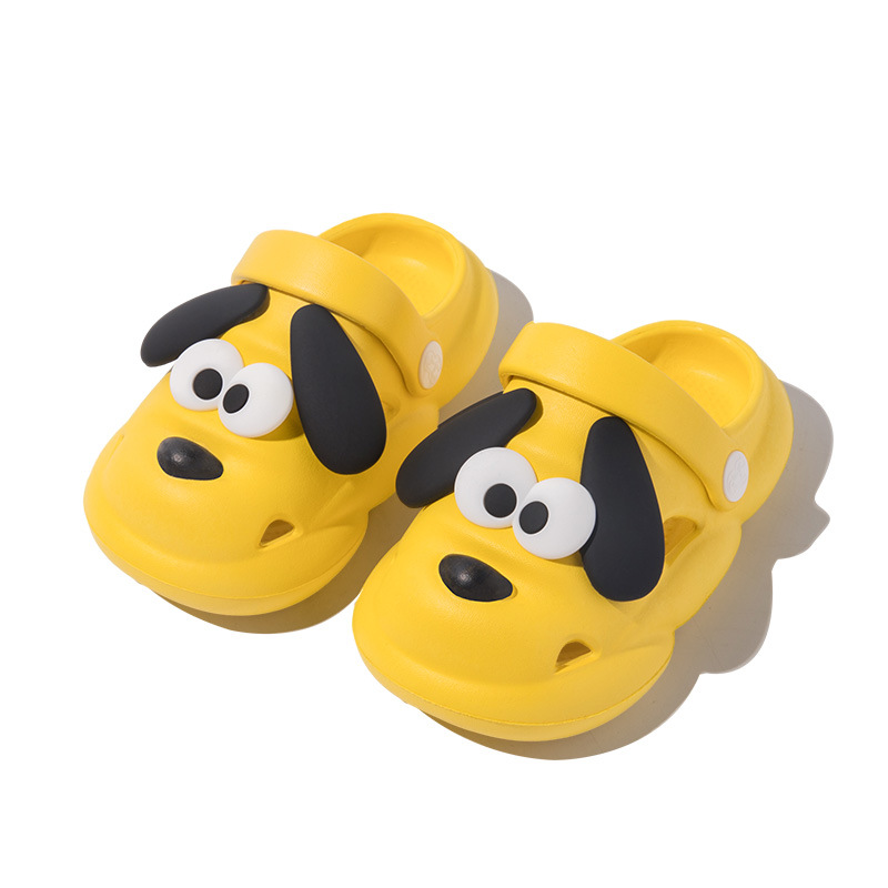 Children's slippers new boys baby children's home sandals soft bottom light cartoon girls hole shoes wholesale summer