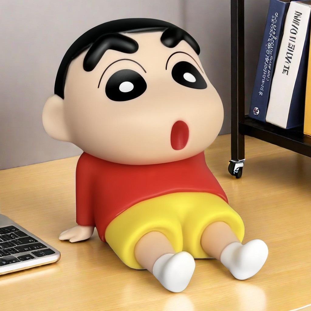 Crayon Small New Mobile Phone Bracket Lazy Mobile Phone Holder Handmade Movable Model Cute Desktop Decoration Doll Gift