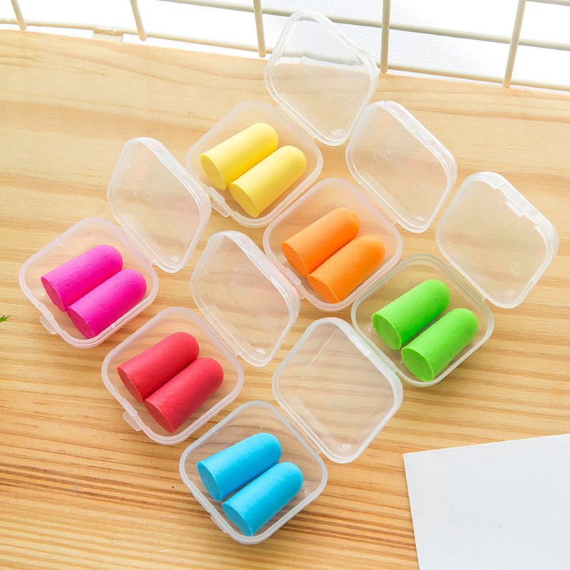 Earplugs Sleep Anti-noise Sleep Sound-proof Noise-reducing Earplugs Study and work Lunch Break Sponge Earplugs Anti-snoring Earplugs
