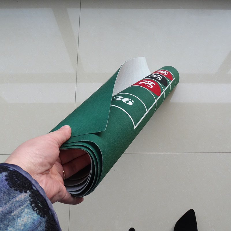 Game Tablecloth Card Pad Chips Table Wool Non-woven Felt 90x 180cm Texas Roulette Citi Bat Size