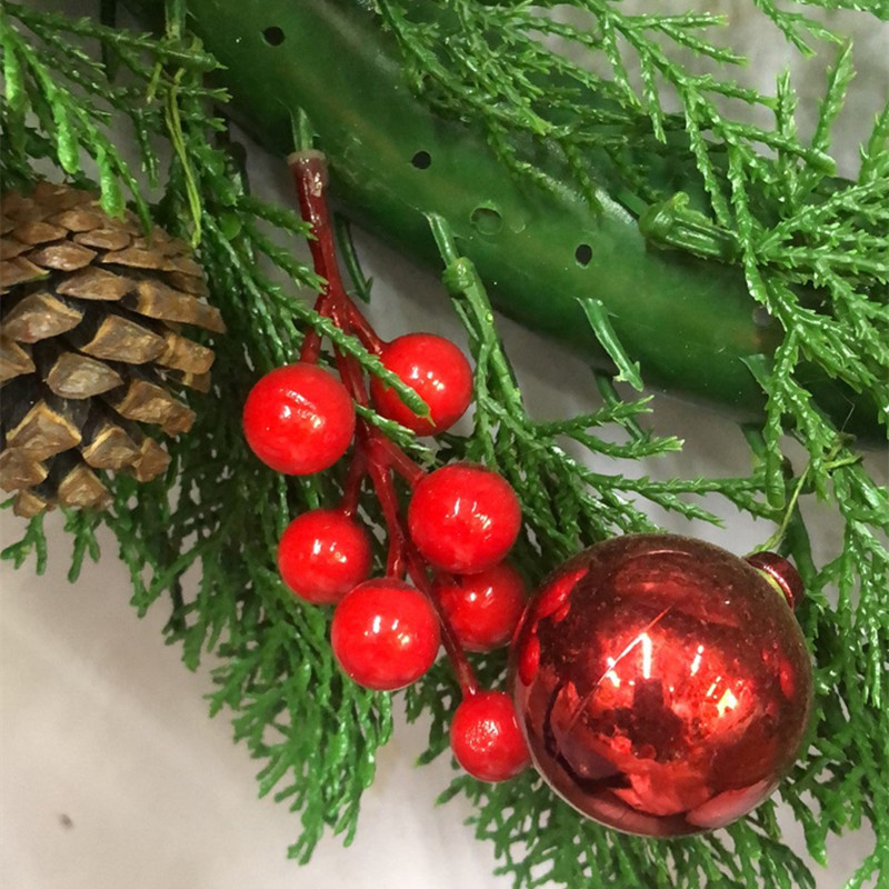 [12-head sticky fruit string] sticky fruit branch simulation foam Red Berry home decoration red fruit string manufacturer