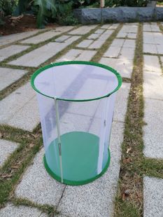 Self-produced and self-developed cylindrical bracket barrel butterfly breeding cage insect observation cage transparent net cage ornamental cage