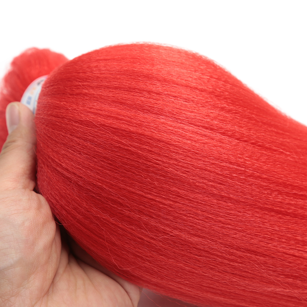 26 inch Easy braids hair colorful chemical fiber EZ large braid low temperature flame retardant Yaki long straight hair wig
