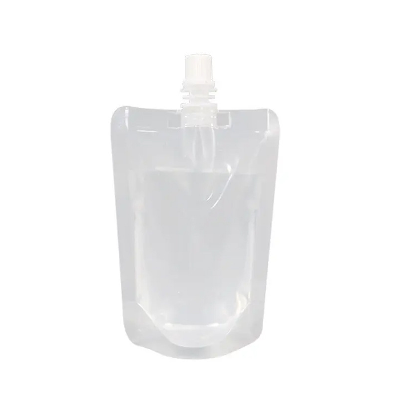 Transparent Concert Water Bag Disposable Music Festival Beverage Bag Self-standing Sub-pack Chinese Medicine Liquid Food Suction Nozzle Packaging
