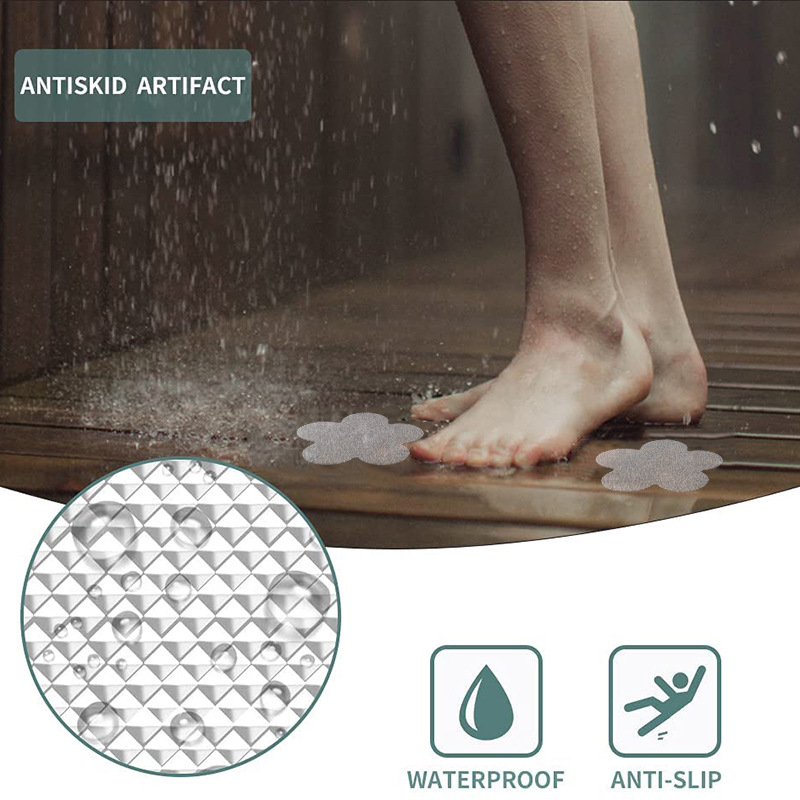 Amazon bath non-slip stickers peva waterproof self-adhesive color transparent non-slip stickers bathroom bathtub non-slip stickers