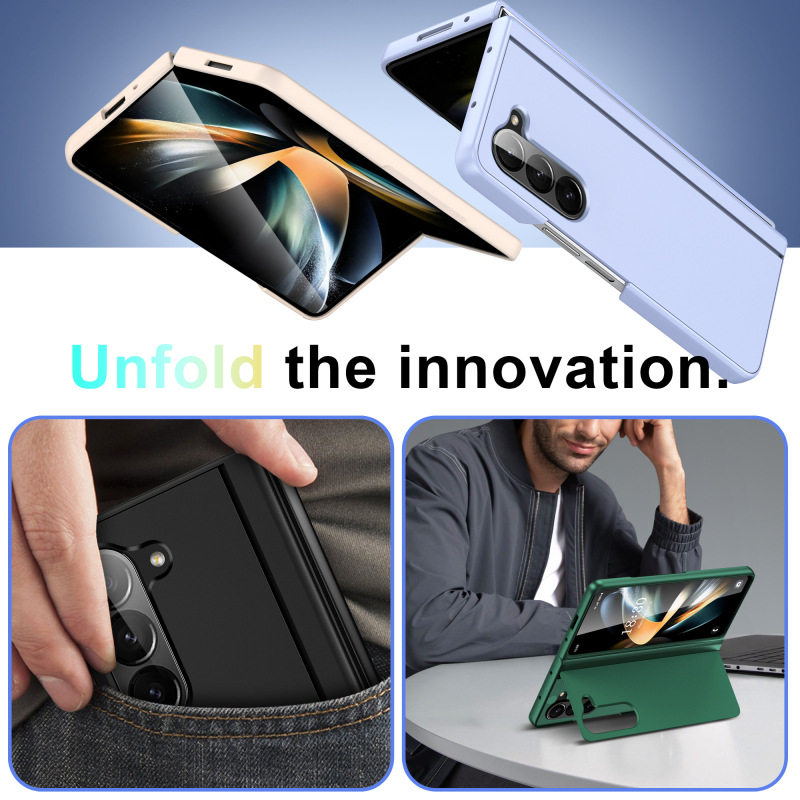 For Samsung Z Fold6 Folding Screen Phone Case Z FOLD5 Invisible Magnetic Bracket All-inclusive Drop-resistant Protective Cover