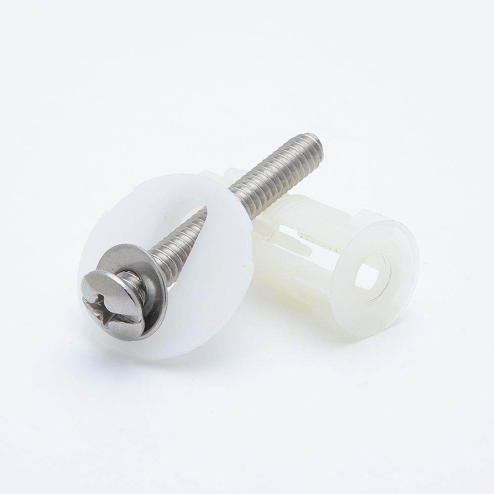 Nylon expansion screw M6 cover Bolt 28 gasket toilet lid accessory set hinge