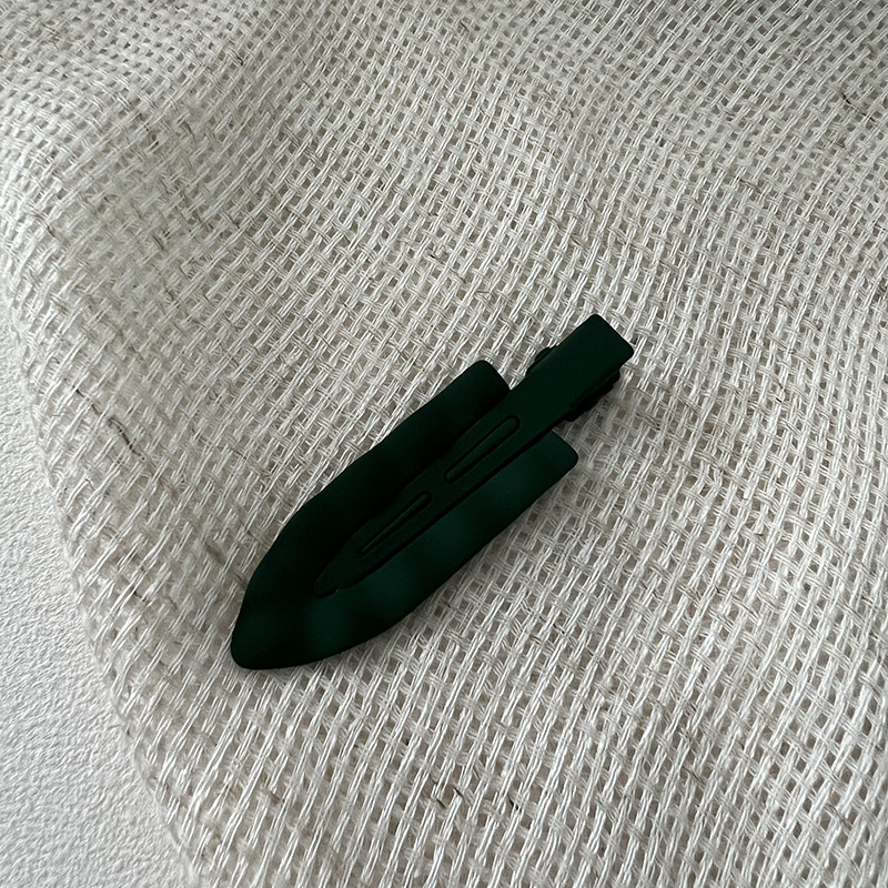 Colorful Seamless Hairpin Frosted Wave Metal Broken Hair Edge Clip Forehead Bangs Clip Wash Face Makeup Duckbill Hairpin_voghion.com