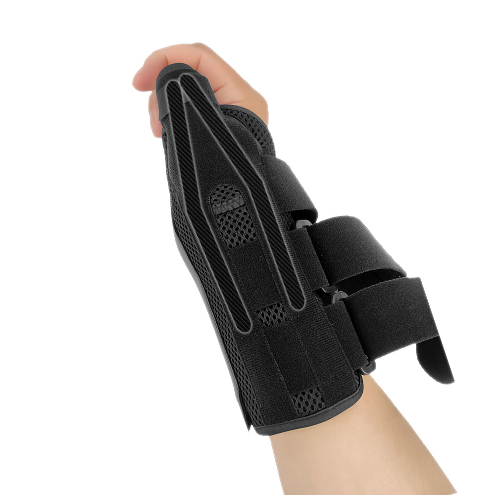Cross-border Sports Wrist Bracer Carbon Fiber Support Thumb Protection Pressurized Palm Bracer Wrist Bracer Sports Goods Protective Equipment