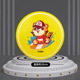 Children's Soft Frisbee [Yellow Tiger]]