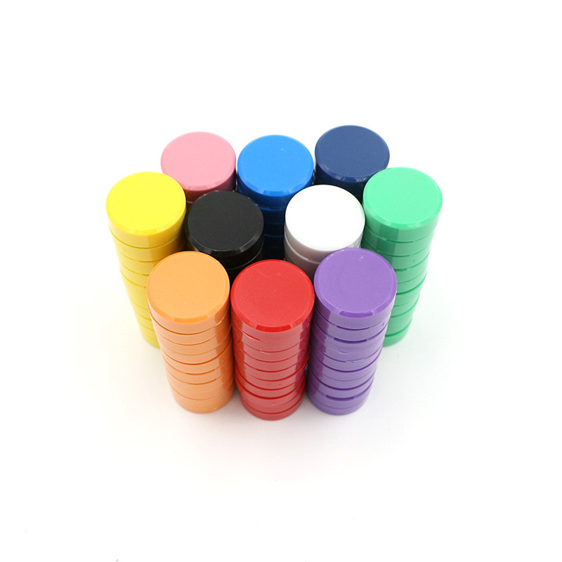 Flat magnetic nail magnet magnetic suction teaching magnetic buckle magnetic sticker office magnetic whiteboard blackboard sticker magnetic sticker magnetic particle magnet