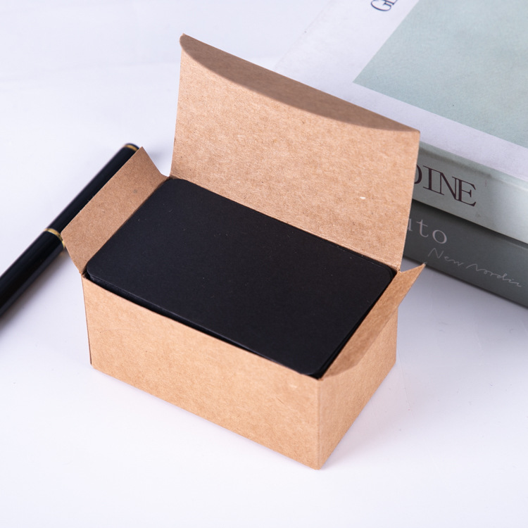 Retro Kraft paper blank rounded box diy graffiti postcard word card spot wholesale