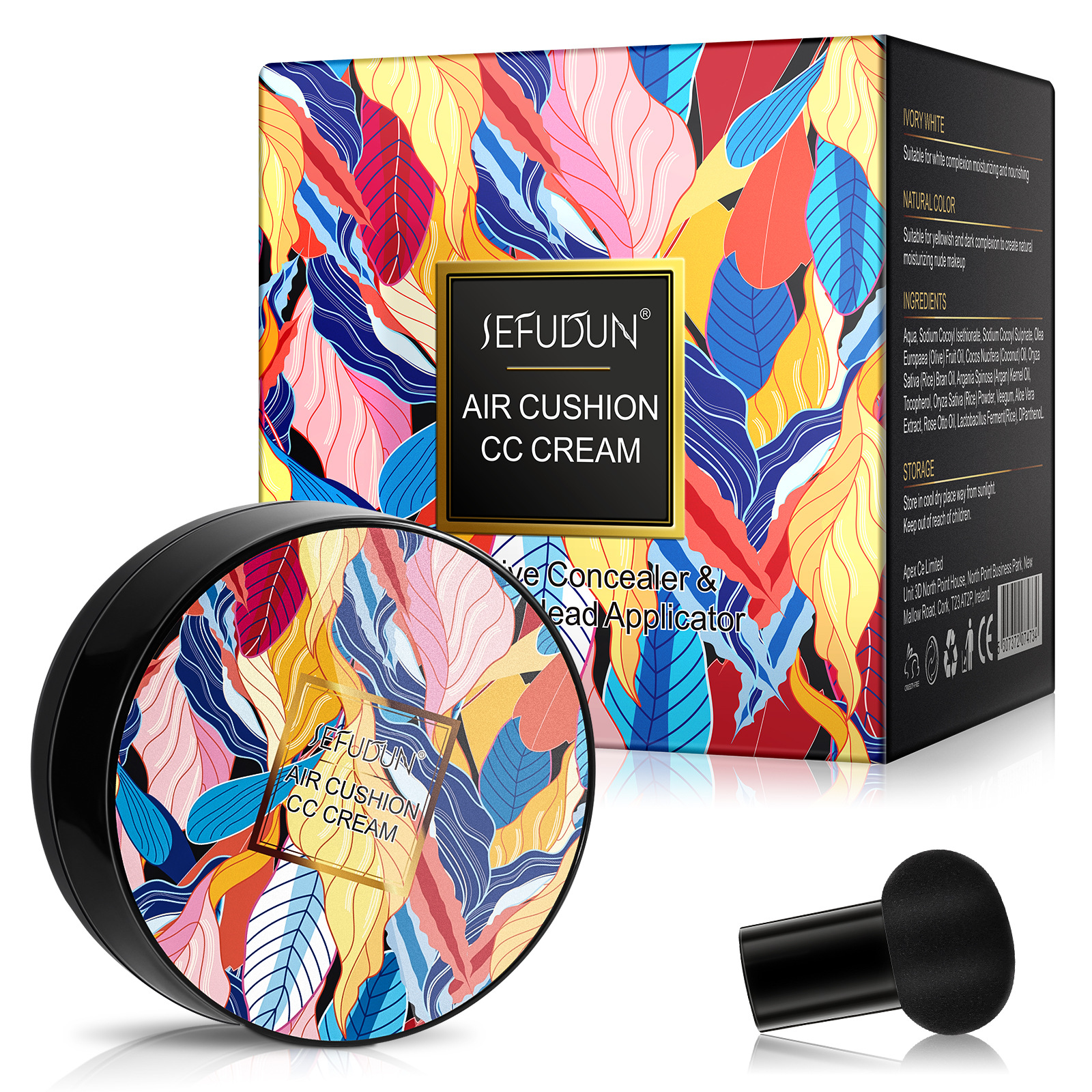 SEFUDUN mushroom head foundation liquid air cushion BB cream mushroom air cushion cc Cream Foundation liquid moisturizing isolation concealer cream