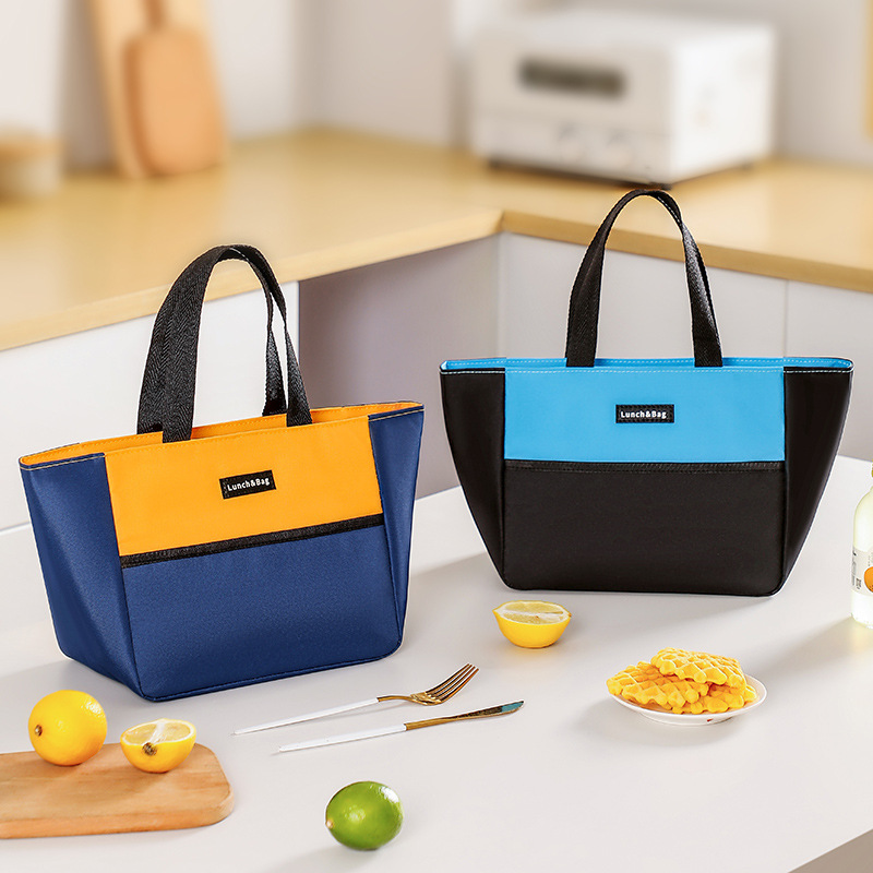 Liancheng new portable lunch box bag insulation large capacity student thickened lunch bag office worker with lunch bag
