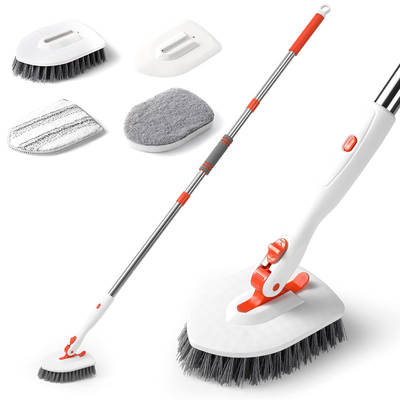 Cross-border new floor brush bathroom cleaning brush floor seam bathtub brush bathroom shower tile brush sponge brush