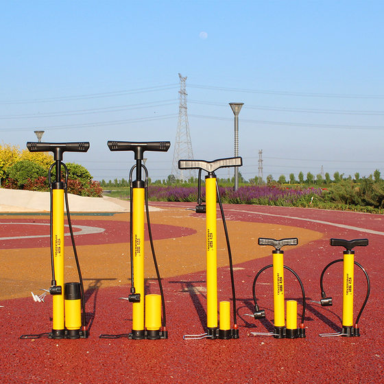 Jingding High Pressure Pump Portable Multifunctional Manual Bicycle Electric Car Mountain Basketball Universal Air Pump