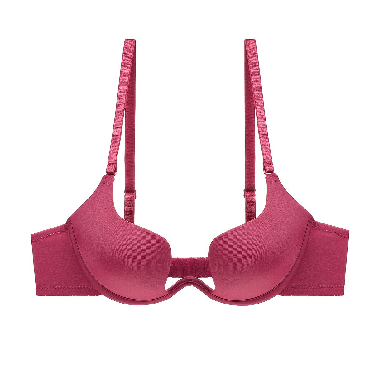 European and American Sexy Underwear U-Shaped Backless Dress Wedding Invisible Underwear Various Wear Methods American Back Small Chest Gathered Bra