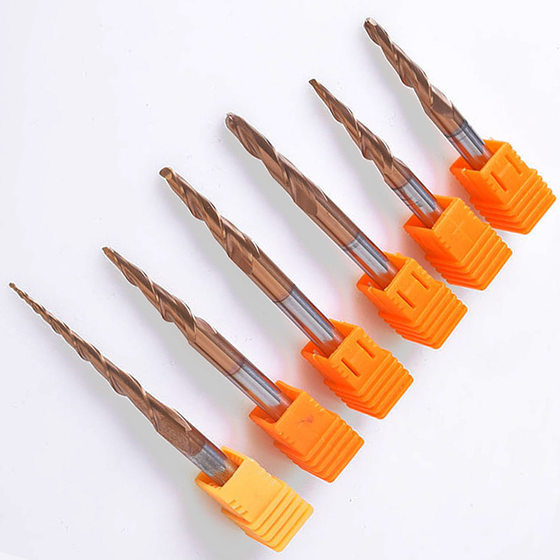Wang Rui 55 taper ball end milling cutter coated carbide 3D relief engraving cutter wood aluminum copper CNC cutter