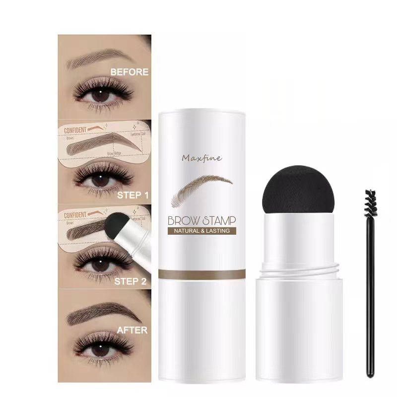 Cross-border makeup MAXFINE seal eyebrow powder set wholesale eyebrow cream waterproof non-blooming genuine No logo New