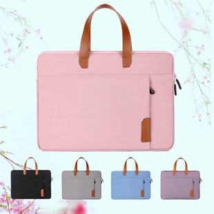 Cross-Border 14-inch Laptop Inner Bag Lightweight Multifunctional Tablet Bag Women's Printed logo