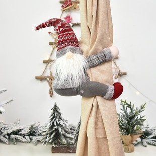Cross-border new Christmas decoration Christmas resin elderly ornaments standing sitting Santa resin Christmas decoration_voghion.com
