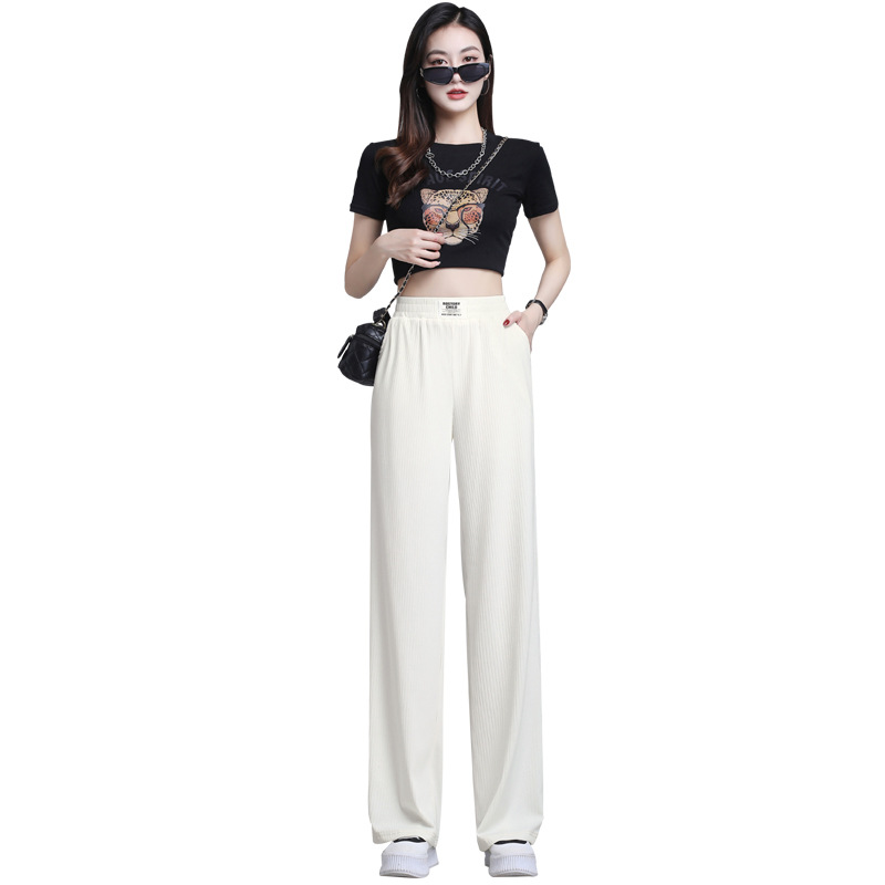 Women's 2024 New Spring High Waist Loose All-match Casual Pants for Women