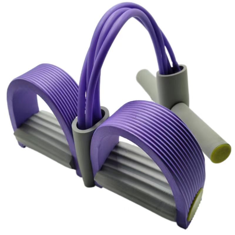 Factory direct pedal tension device home fitness tension rope thin waist thin belly sit-up auxiliary elastic rope