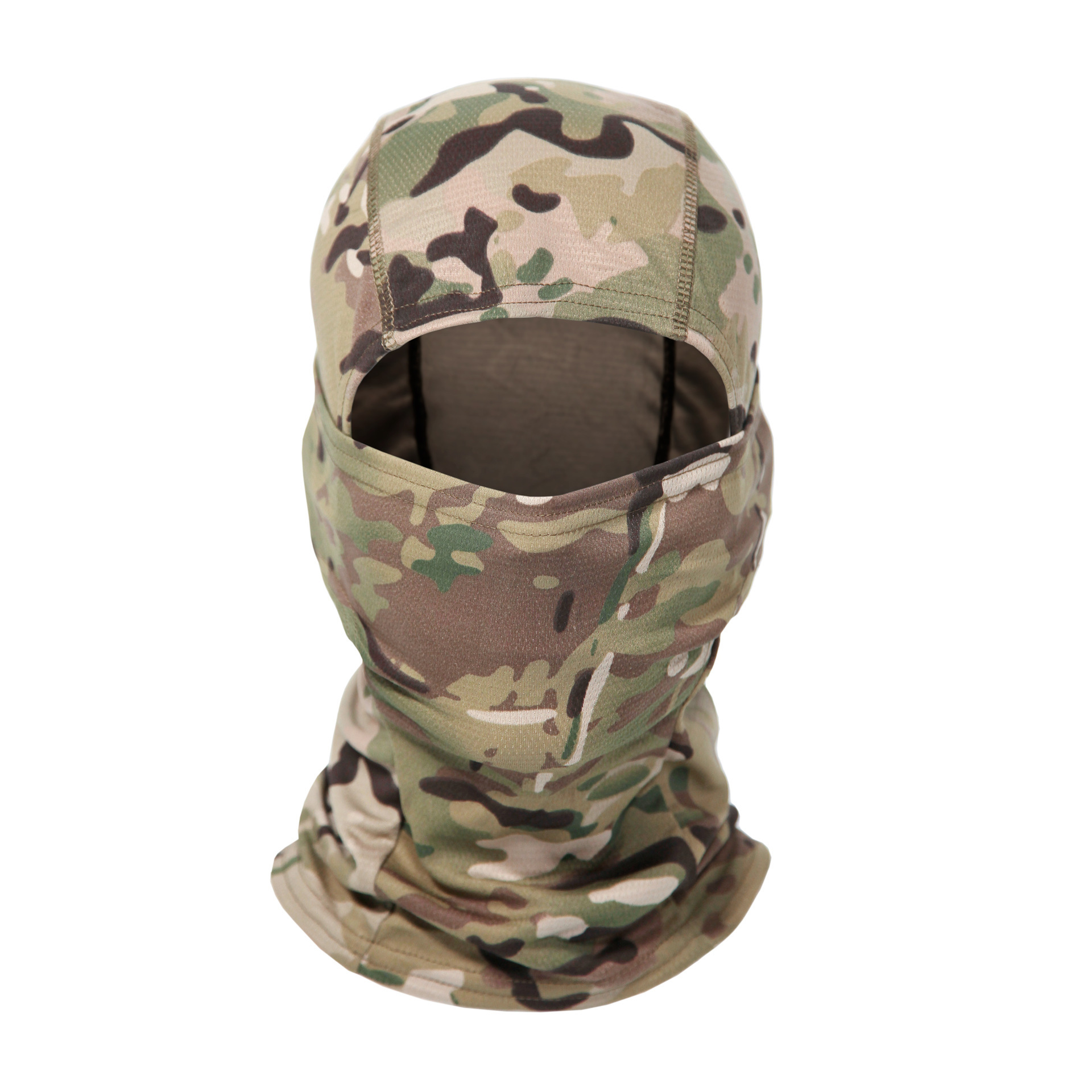 Camouflage collar summer riding head cover ice-cool scarf dustproof scarf men's sun protection fishing mask face cover pullover cap