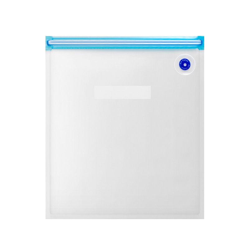 Blue air valve vacuum bag vegetable and fruit sealed bag food grade fresh-keeping bag household grain vacuum bag Amazon