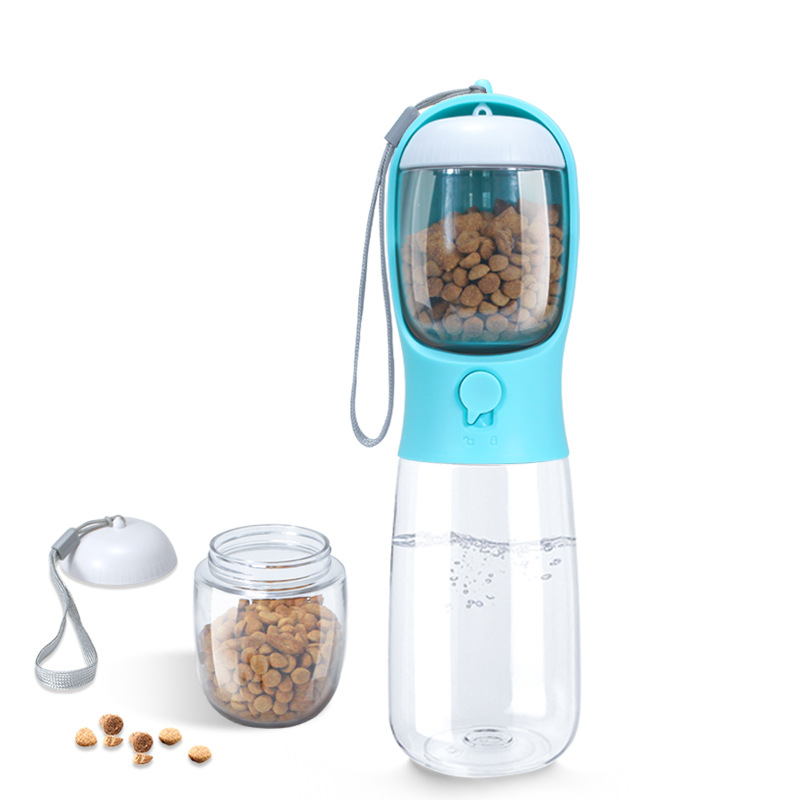 Pet Supplies Large Capacity Cat and Dog Portable Outdoor Two-in-One Drinking Food High Temperature Resistant Multifunctional Pet Water Cup