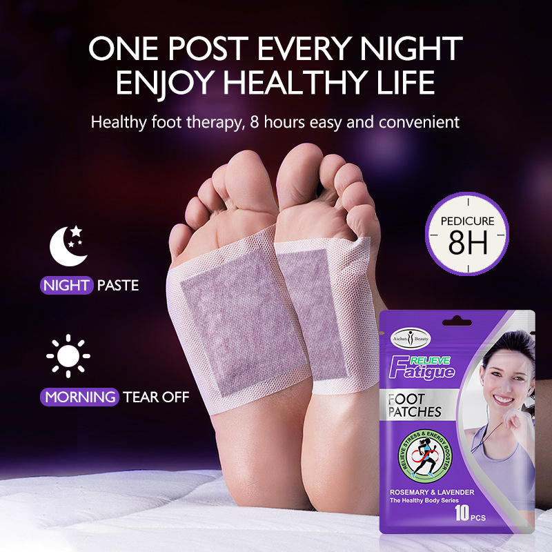 AC2052 foot patch Lavender Rosemary Foot patch cross-border export factory in stock member exclusive box 288Pcs