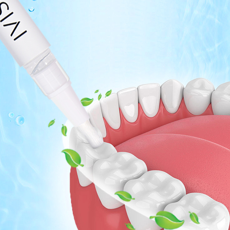 Ai Smile Gel Teeth Whiteness Pen Gentle Yellow Destain Brightening Pen Tooth Cleaning Pen Bright Tooth Aluminum Pipe Pen Cross-border