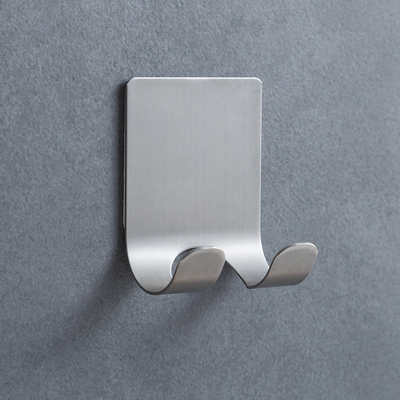 Stainless Steel Shaver Hanger Powerful Plug Hook Multifunctional Razor Bracket Data Cable Finishing Nail-Free Hook