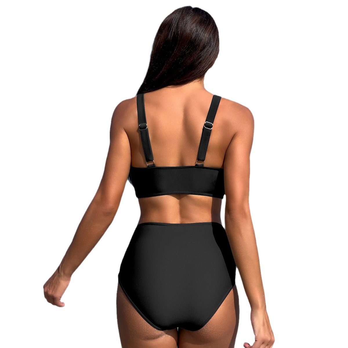 2025 New Bikini Swimwear Women's European and American Sports Cross-border Sexy Split Bikini Swimwear Blouse Beach Skirt
