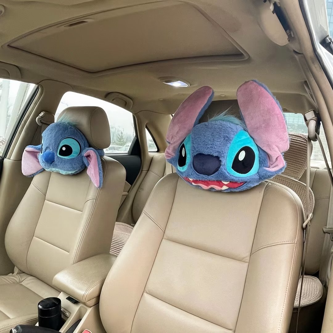 Cartoon Stetson Car Universal Car Waist Pillow Neck Pillow Shoulder Seat Belt Pillow Blanket
