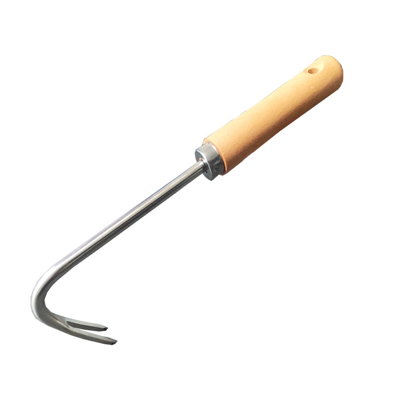 Horticultural weeding Hook Grass Pulling Device Flower Planting Household Aluminum Spade Small Shovel Wild Vegetable Stainless Steel Grass Digging Seedling Device