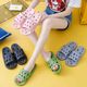 Wholesale leaking slippers women's household bathroom hollow hole one-word slippers Four Seasons bathhouse slippers factory direct supply