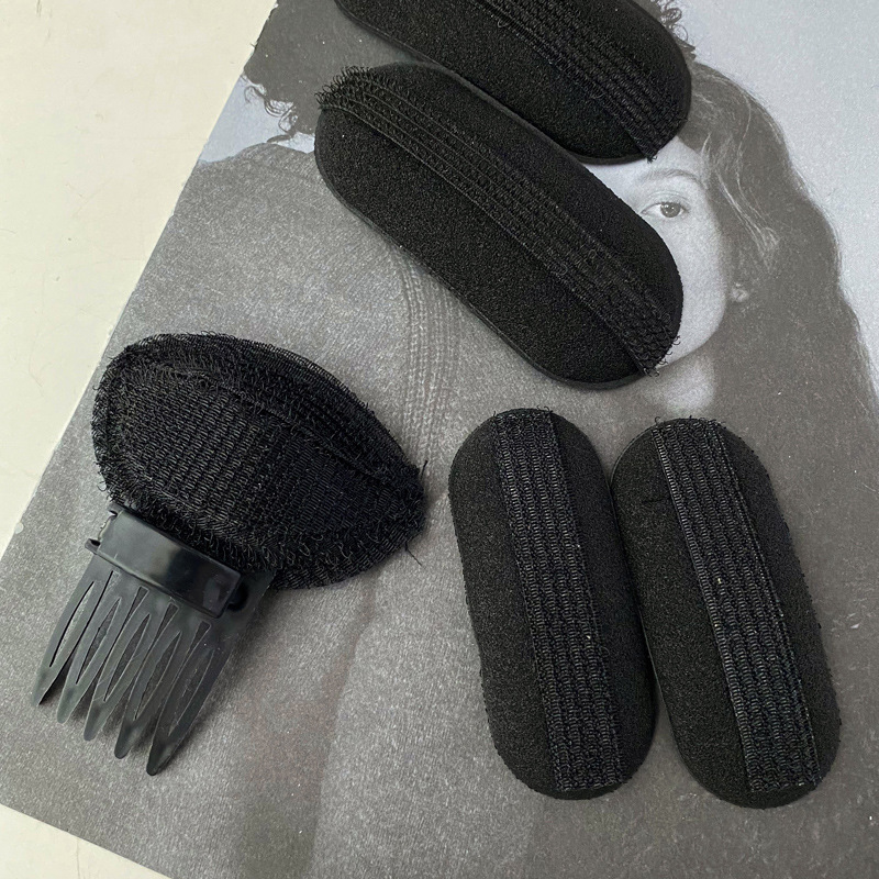 Air-permeable Cushion Hair Artifact for Women's Natural Seamless Height-increasing Hair Pad Fluffy Patch bbclip Sponge Fluffy Hair Fork Korean Style Hair Accessories