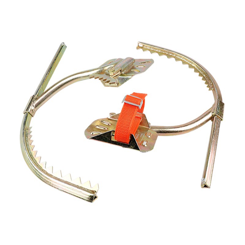 Spot wholesale electrician wooden pole foot buckle thickened climbing pole iron shoes tree climbing tools telecom pole foot buckle tree climbing god