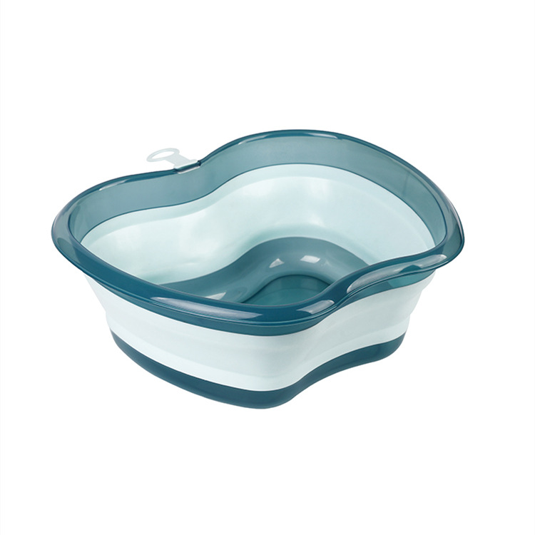 Portable Crystal Thickened Apple Washbasin Foldable Washbasin Student Dormitory Laundry Outdoor Travel Compression Basin