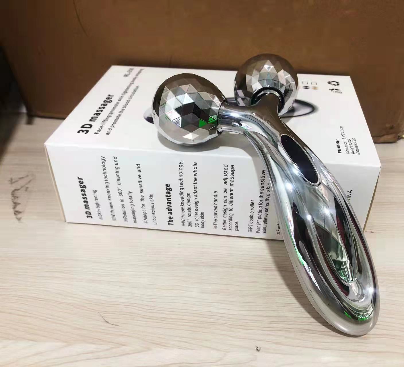 Cross-border factory wholesale V face 3D roller massager face massager lift beauty V face massage