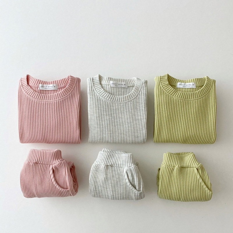 Baby Clothes Korean Baby Clothes Suit Newborn Clothes Baby Autumn Clothes Korean Long Sleeve Winter Fake Two-piece Set